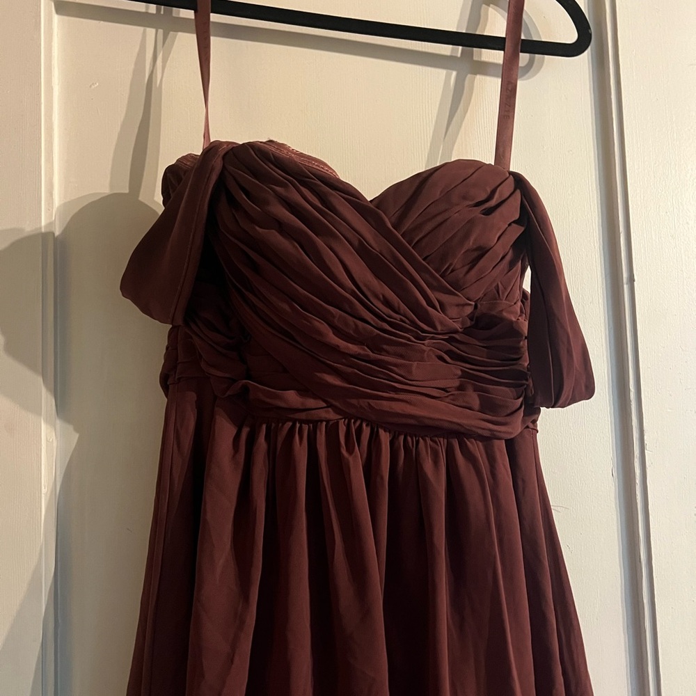 Elegant maroon Gown